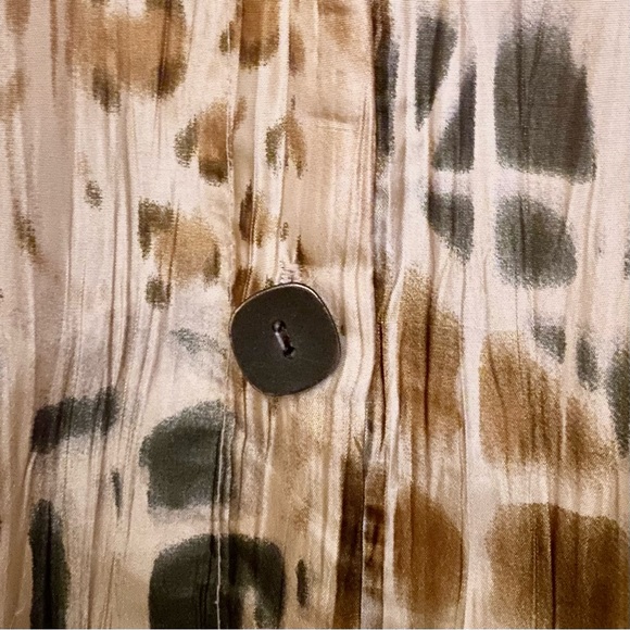🪶3/$35 HARVÉ BENARD N.Y. Funky-Style Ombre Leopard L/S Button Down Shirt… - Picture 3 of 16